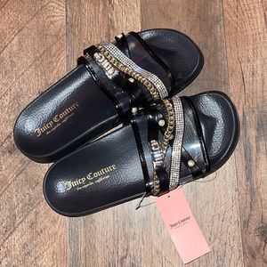 Juicy couture slides size 6 never worn brand new